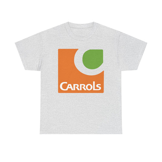 Carrols Restaurant Group T-Shirt - Fast Food Industry Defunct Logo Tee