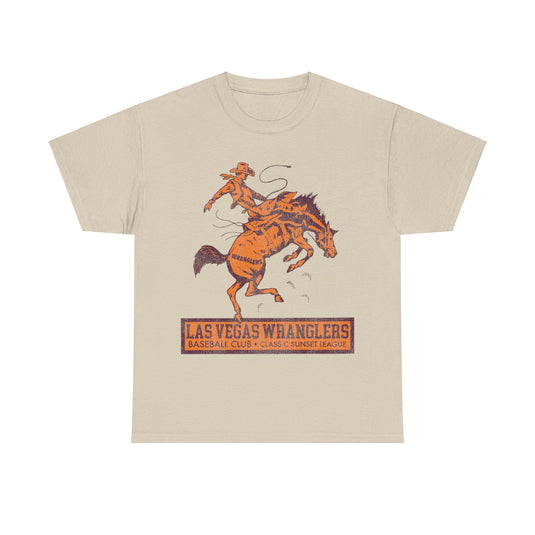 Las Vegas Wranglers Nostalgic Retro Baseball Team T-shirt