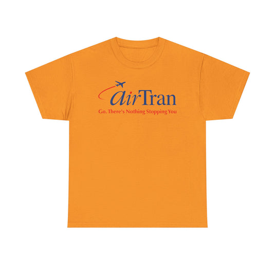 Air Tran Go There's Nothing Stopping You Vintage Airline Logo Aviation T-shirt