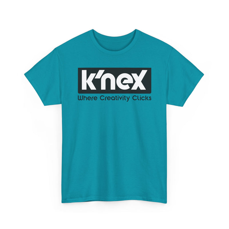 Load image into Gallery viewer, K&#39;NEX Defunct Building Toys T-Shirt Where Creativity Clicks Construction Set Tee
