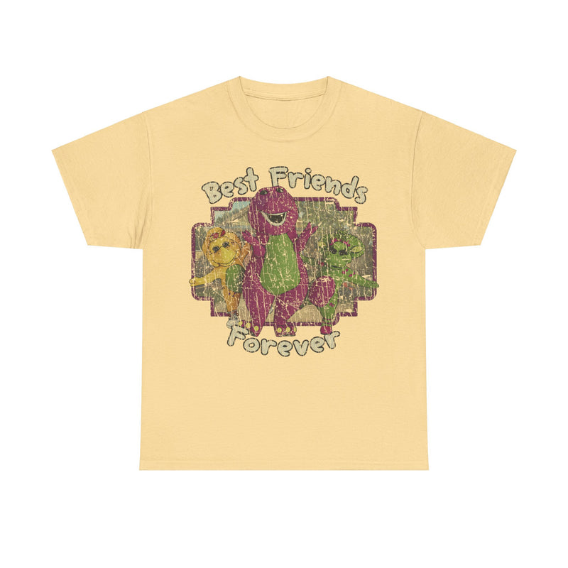 Load image into Gallery viewer, Best Friends Forever 1992 Purple Dinosaur Nostalgic Retro T-shirt
