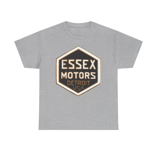Essex Motors Detroit USA Gold Badge Rare Logo T-shirt