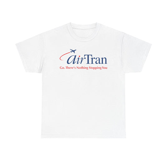 Air Tran Go There's Nothing Stopping You Vintage Airline Logo Aviation T-shirt
