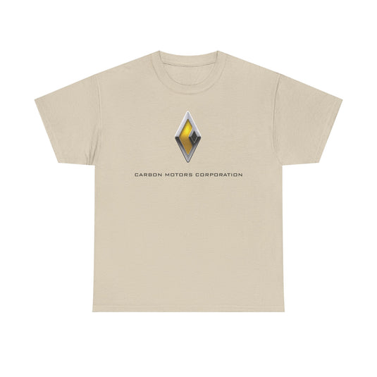 Carbon Motors Corporation Concept Police Car Diamond Logo T-shirt