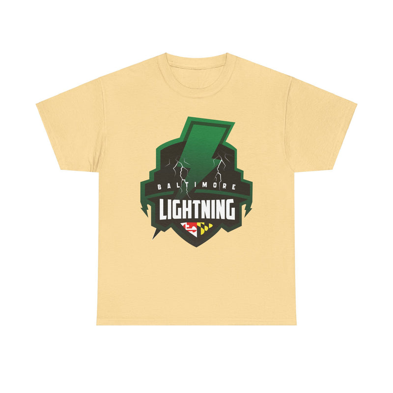 Load image into Gallery viewer, Baltimore Lightning Maryland CBA 1985-1986 Basketball T-shirt
