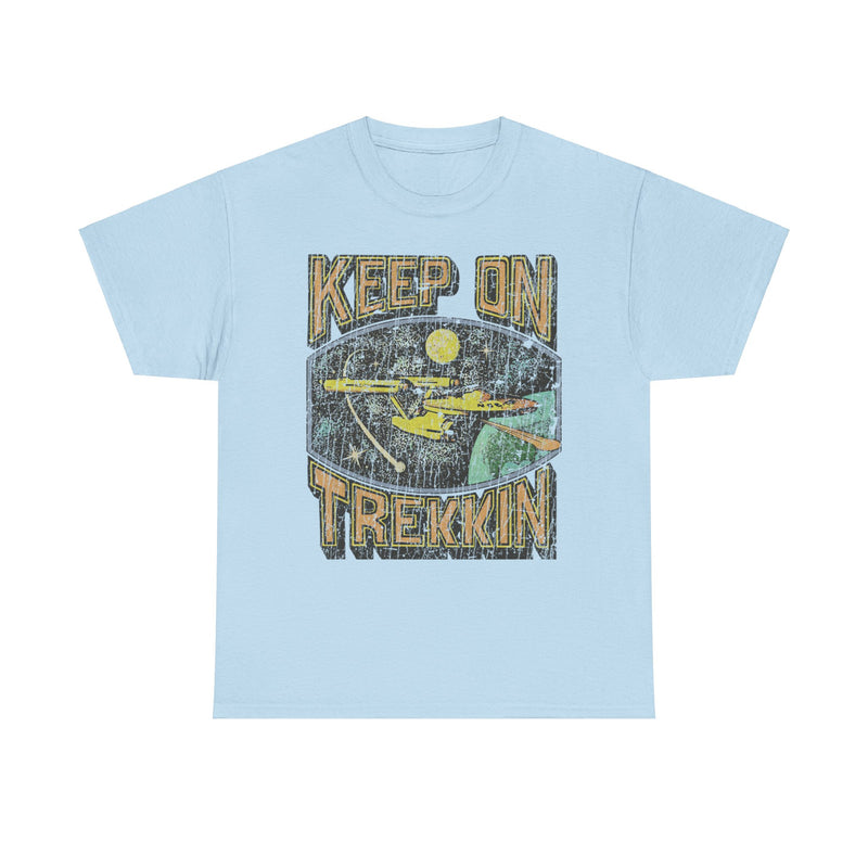 Load image into Gallery viewer, Keep on Trekkin Retro Nostalgic Star Trek T-shirt

