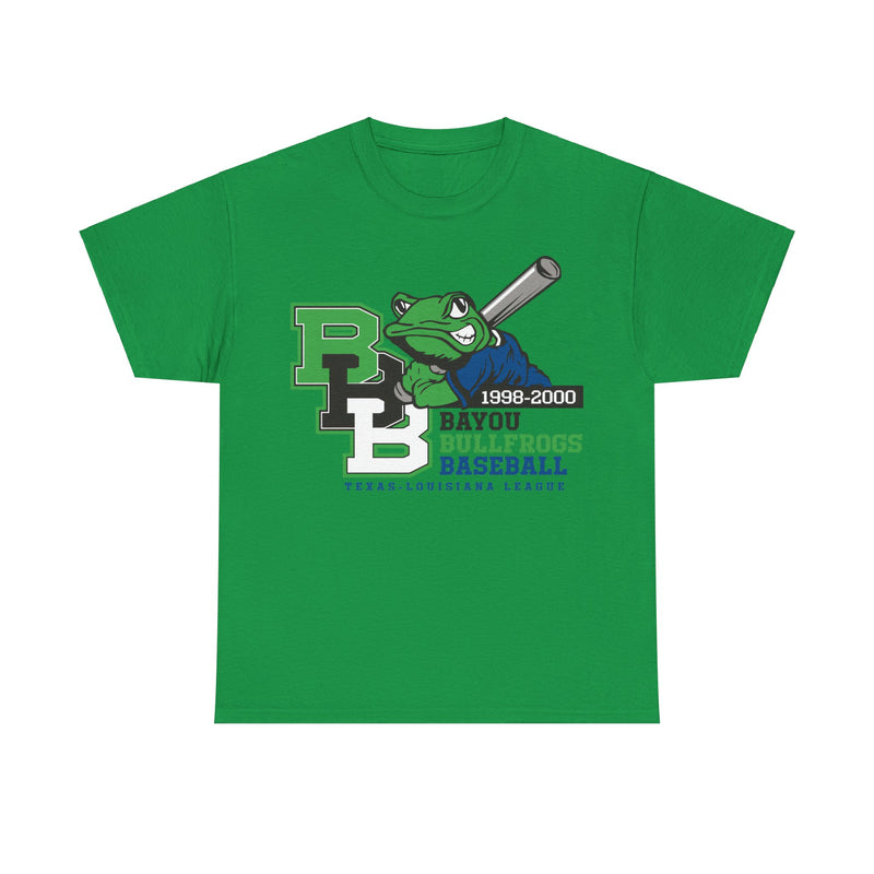 Load image into Gallery viewer, Bayou Bullfrogs Est 1998 Louisiana Baseball Team T-shirt
