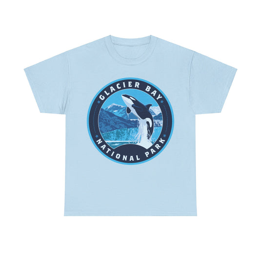 Glacier Bay National Park Alaska Round Logo T-shirt