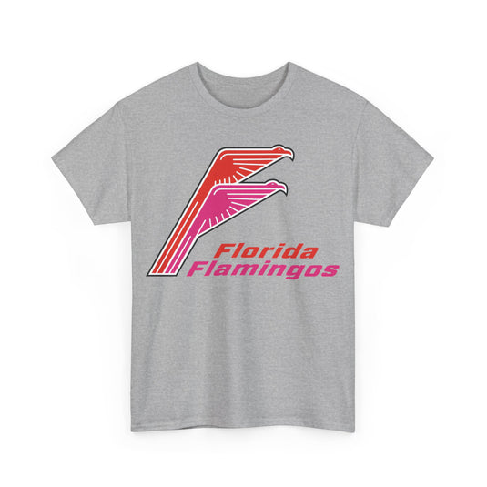 Florida Flamingos Team Tennis Retro Nostalgic T-shirt