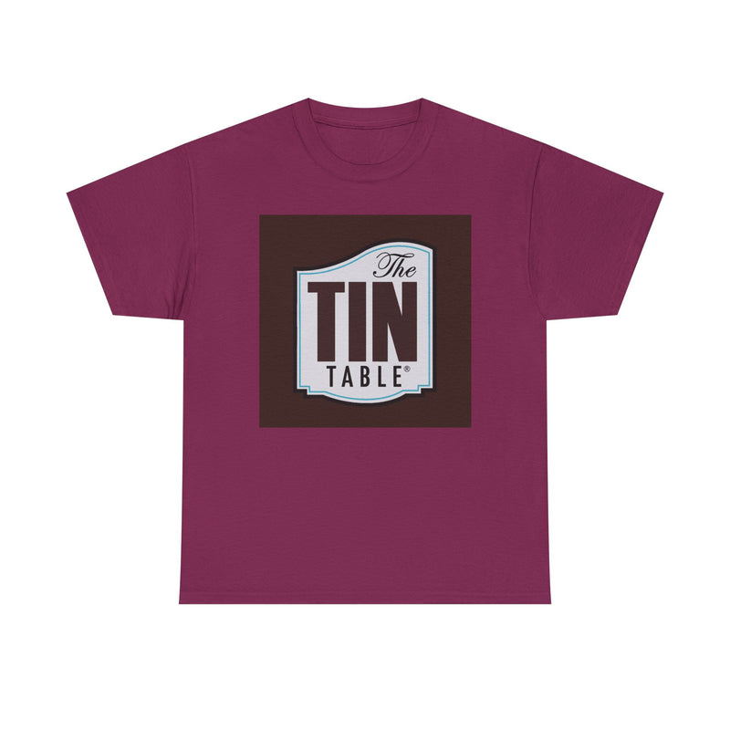 Load image into Gallery viewer, The Tin Table T-Shirt - Restaurant Industry Defunct Logo Tee
