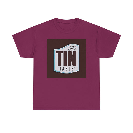 The Tin Table T-Shirt - Restaurant Industry Defunct Logo Tee