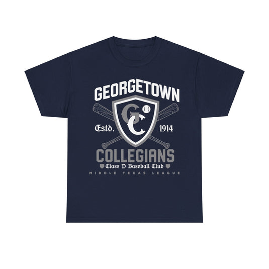 Georgetown Collegians Est 1914 Texas Baseball T-shirt