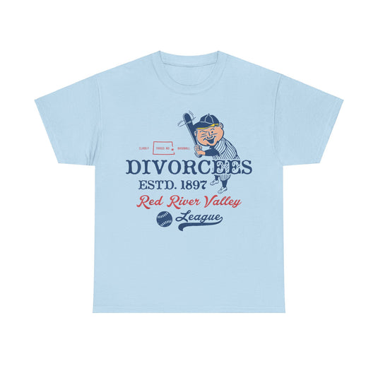 Fargo Divorcees North Dakota Nostalgic Retro Baseball Team T-shirt