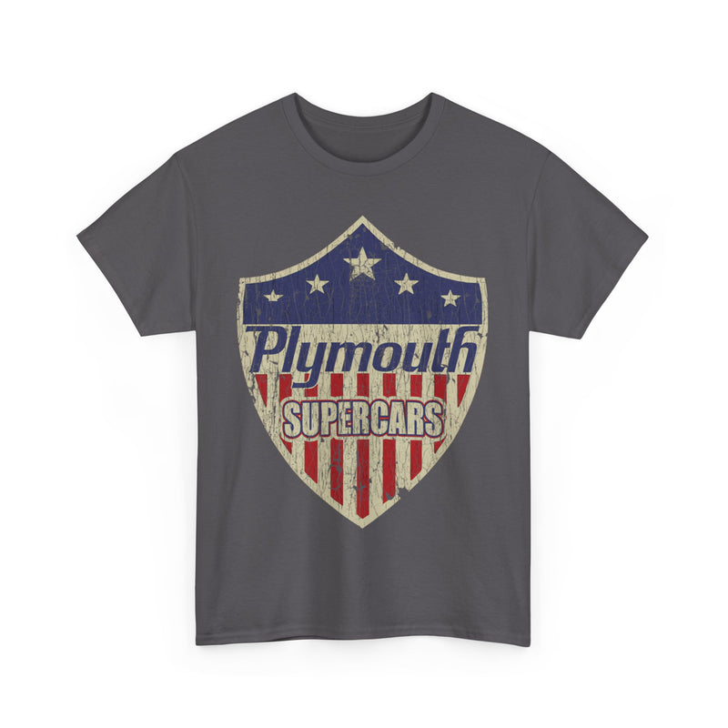 Load image into Gallery viewer, Plymouth Supercars Logo Nostalgic Car T-shirt
