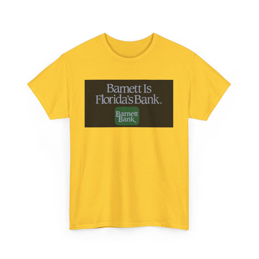 Barnett Bank Florida's Bank T-Shirt - Regional Banking Logo - Florida