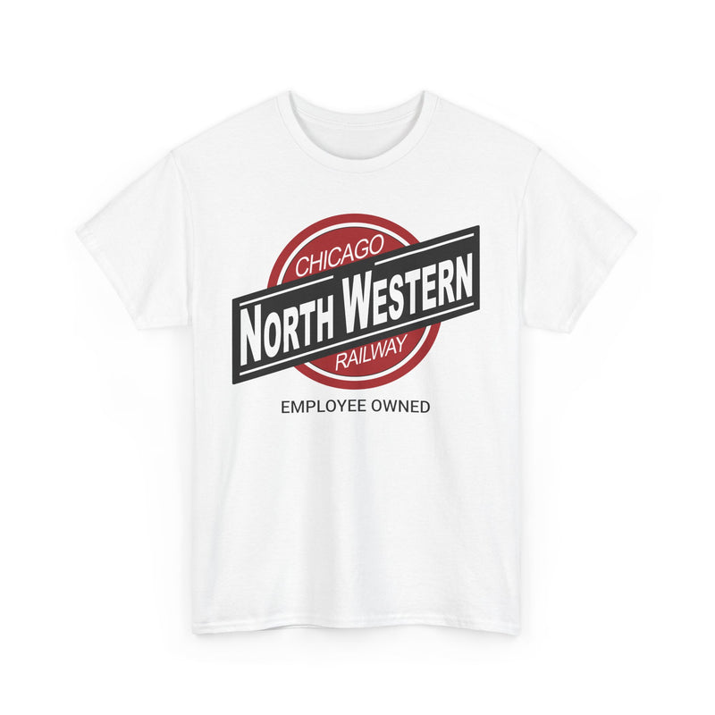 Load image into Gallery viewer, Chicago NorthWestern Employee Owned Railway Railroad Illinois Logo T-Shirt
