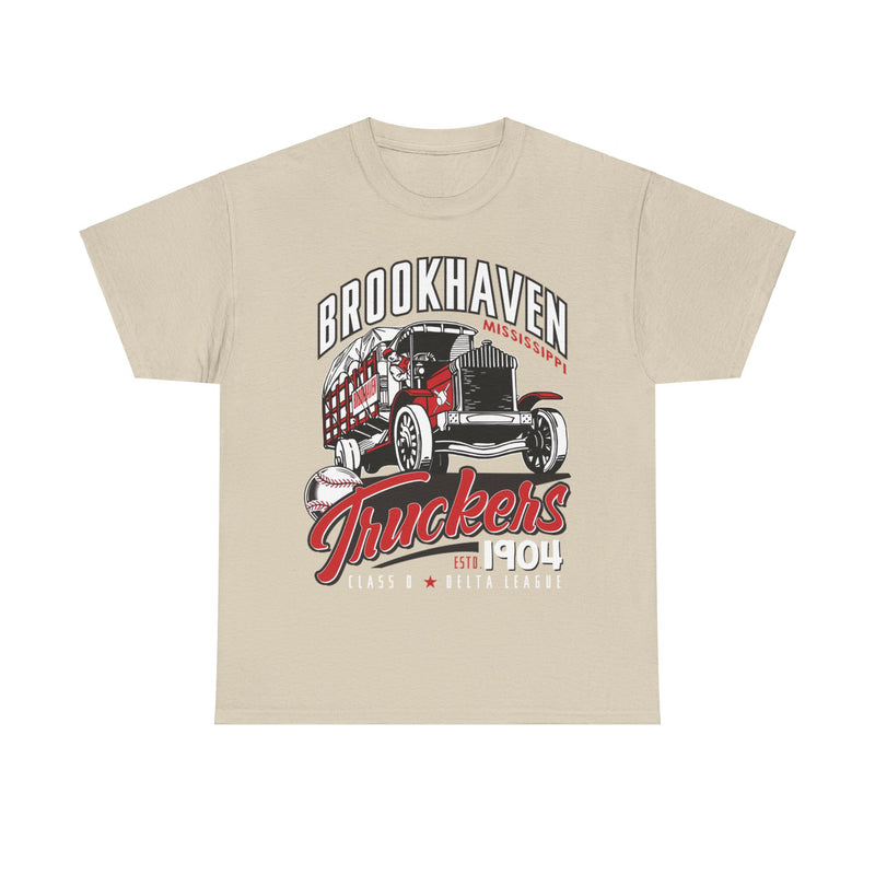 Load image into Gallery viewer, Brookhaven Truckers Est 1904 Mississippi Baseball T-shirt
