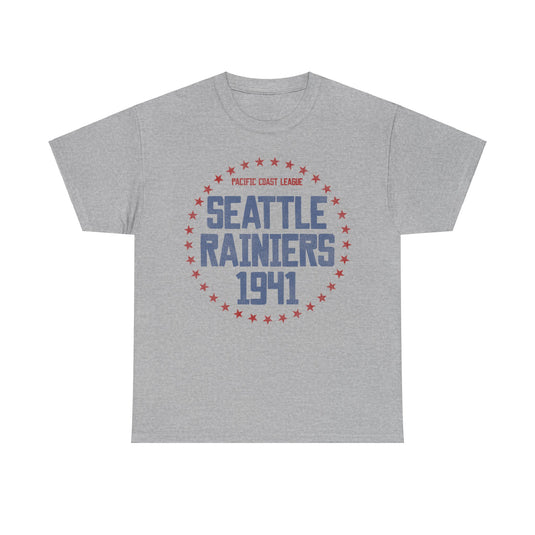 Seattle Rainiers1941 Nostalgic Retro Baseball Team T-shirt