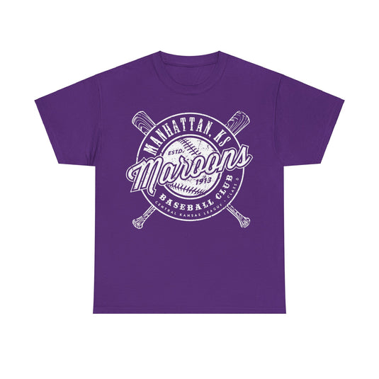 Manhattan Maroons Est 1913 New York Baseball T-shirt