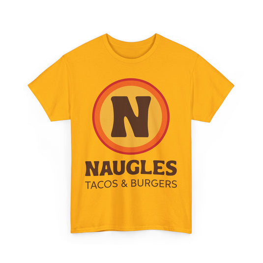 Naugles Tacos & Burgers Vintage Fast Food Logo Restaurant T-Shirt