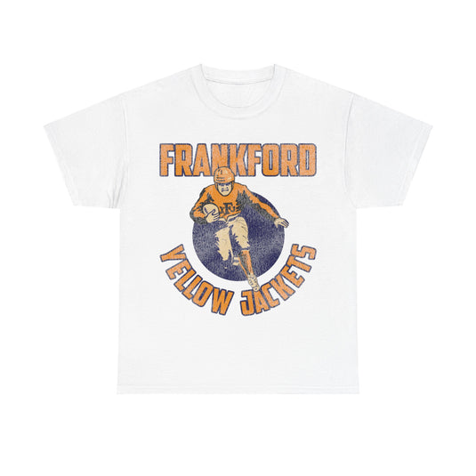 Frankford Yellow Jackets Retro Nostalgic Football T-shirt