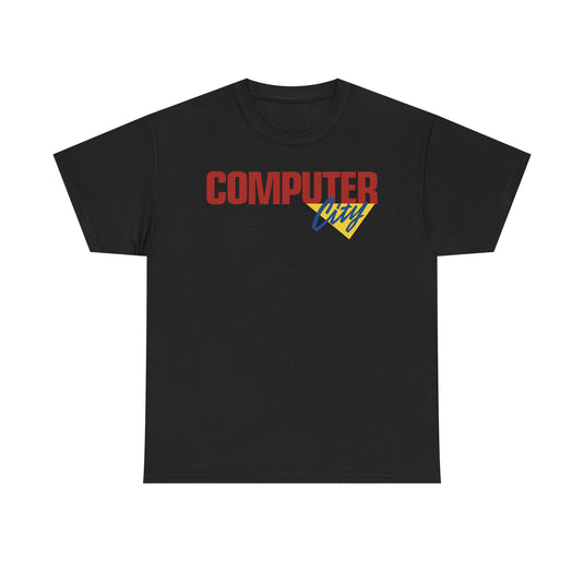 Computer City Retro Electronics Store 90s Nostalgia T-Shirt