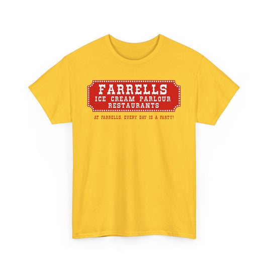 Farrells Ice Cream Parlour Restaurant Chain Vintage Logo T-Shirt