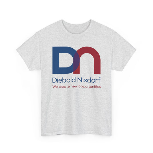 Diebold Nixdorf T-Shirt - Bankrupt ATM Company Logo Tee - Financial Tech