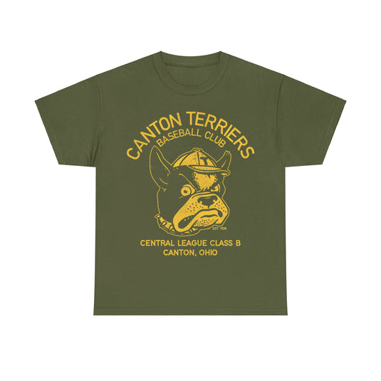 Canton Terriers Nostalgic Retro Baseball Team T-shirt