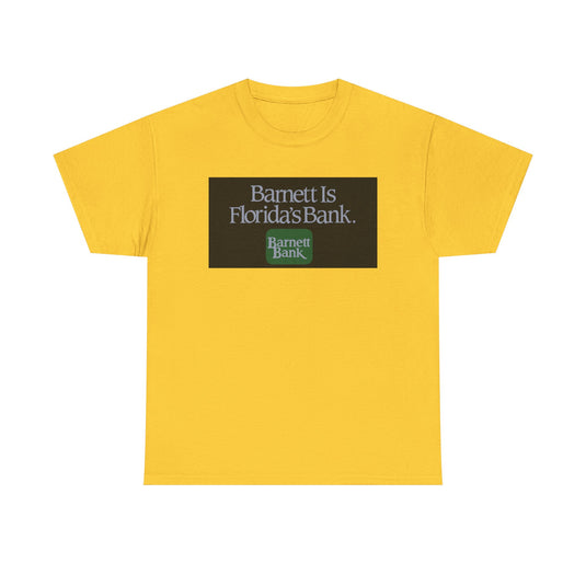 Barnett Bank Florida's Bank T-Shirt - Regional Banking Logo - Florida