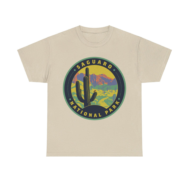 Load image into Gallery viewer, Saguaro National Park Arizona Round Logo T-shirt
