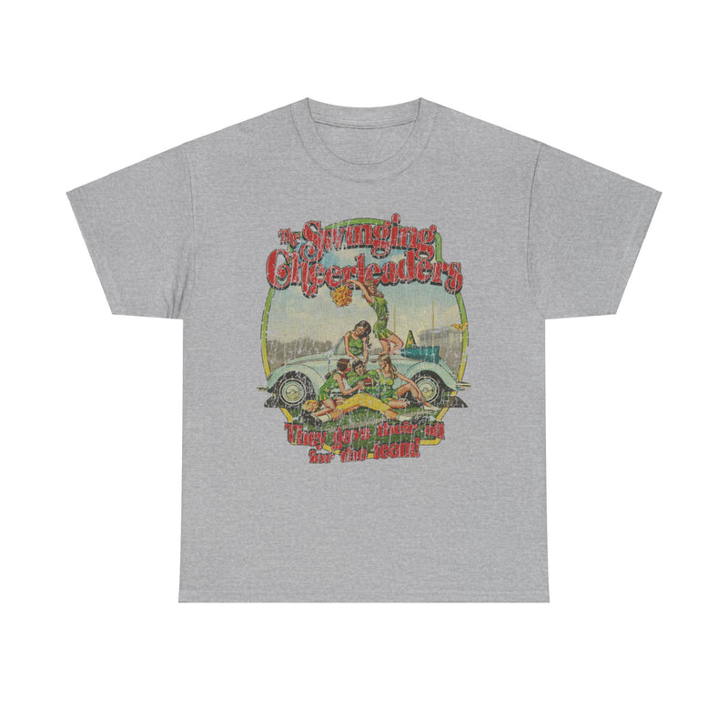 Load image into Gallery viewer, The Swinging Cheerleaders 1974 College Cheerleading Movie T-shirt
