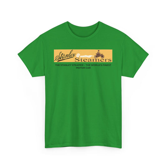 Stanley Steamers The World's Finest Motor Car Vintage Logo T-shirt