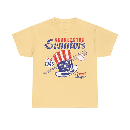 Charleston Senators Est 1948 West Virginia Baseball T-shirt