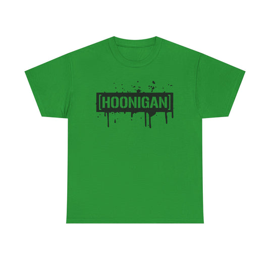Hoonigan T-Shirt Bankrupt Automotive Brand Defunct Company Logo Tee