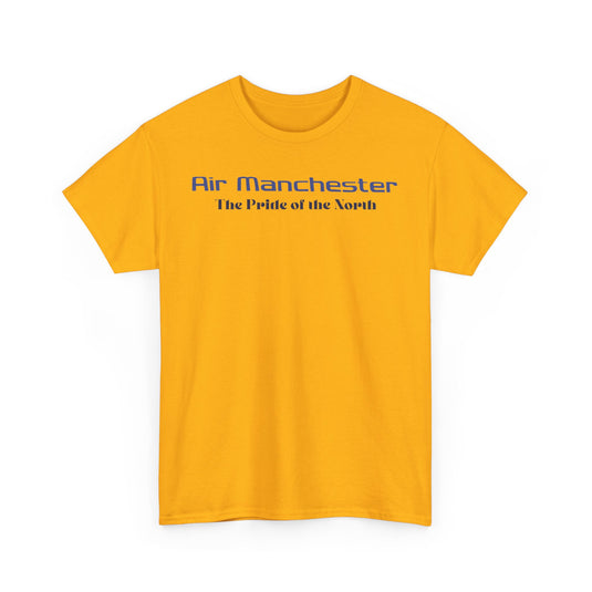 Air Manchester The Pride of the North Vintage Airline Logo Aviation T-shirt