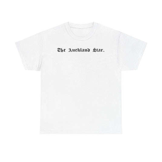 The Auckland Star Vintage Newspaper Logo New Zealand T-Shirt