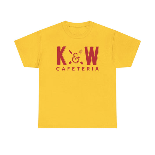 K&W Cafeteria T-Shirt - Restaurant Industry Bankrupt Logo Tee
