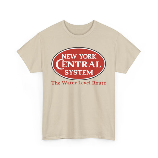 New York Central Water Level Route Railroad Logo Vintage T-Shirt