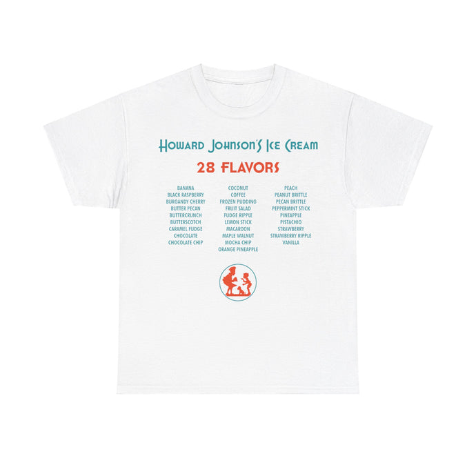 Howard Johnsons Ice Cream 28 Flavors Restaurant T-shirt