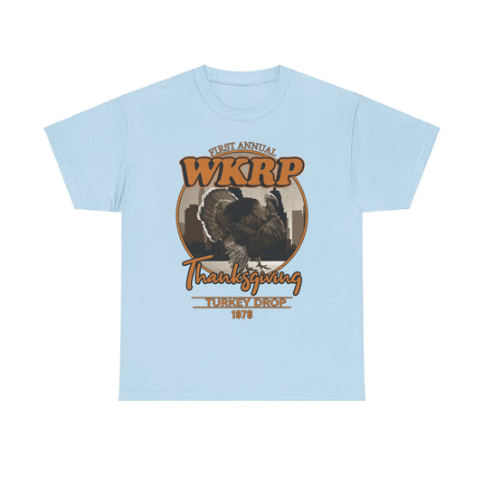 WKRP Radio Station Turkey Drop Cincinatti Ohio 1972 T-shirt