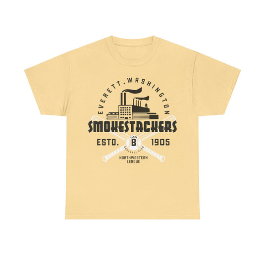 Everett Smokestackers Est 1905 Washington Baseball T-shirt