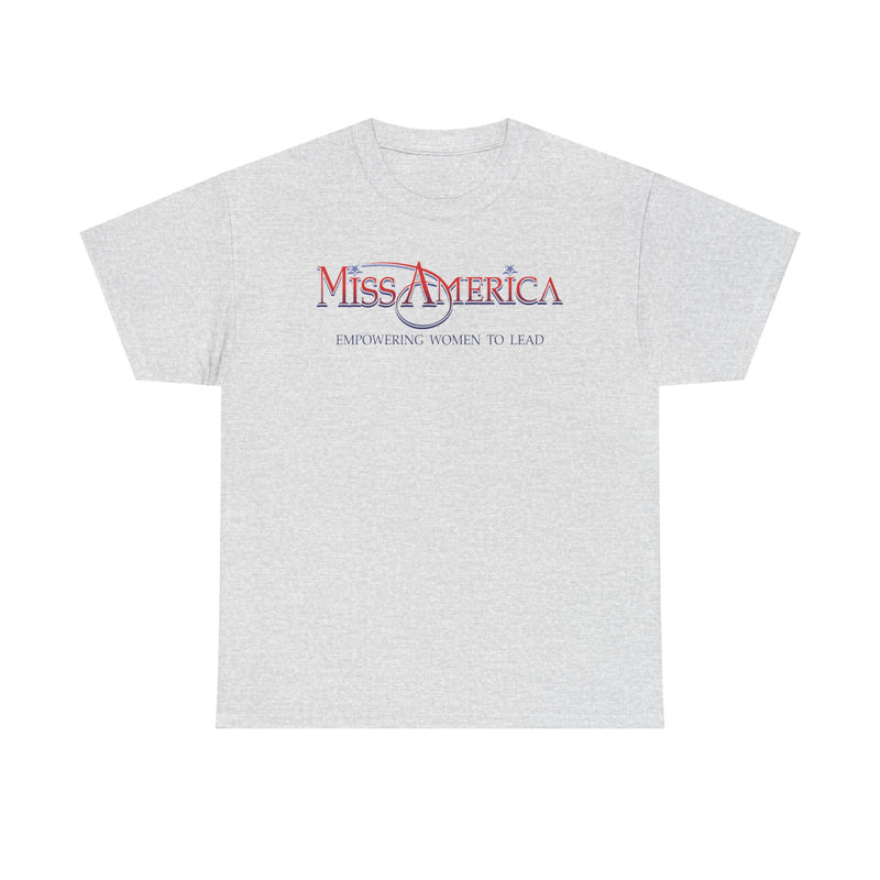 Load image into Gallery viewer, Miss America Empowering Women To Lead T-Shirt Pageant Logo Tee
