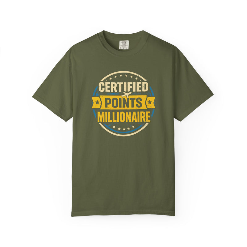 Load image into Gallery viewer, Certified Points Millionaire Credit Card Points Travel T-shirt
