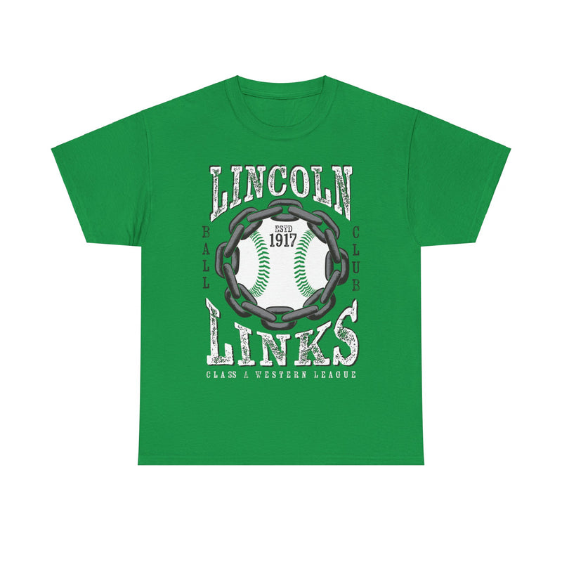 Load image into Gallery viewer, Lincoln Links Est 1917 Nebraska Baseball T-shirt
