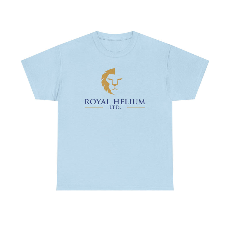 Load image into Gallery viewer, Royal Helium Ltd T-Shirt Bankrupt Helium Company Defunct Logo Tee
