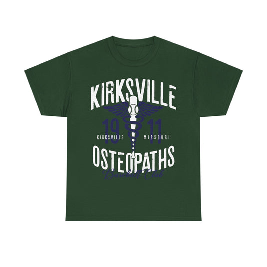 Kirksville Osteopaths Est 1911 Missouri Baseball T-shirt