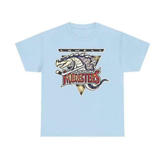 Lowell Lock Monsters Massachusetts Hockey Team T-shirt