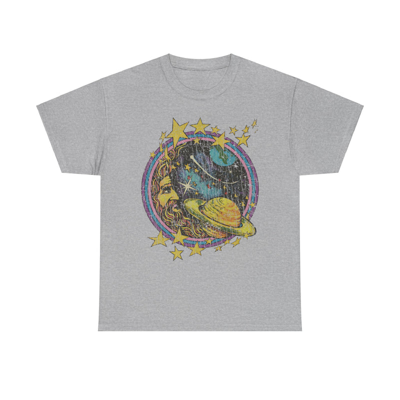 Load image into Gallery viewer, Cosmic Man in The Moon Nostalgic Retro T-shirt
