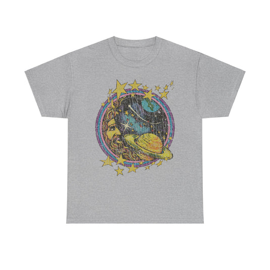 Cosmic Man in The Moon Nostalgic Retro T-shirt